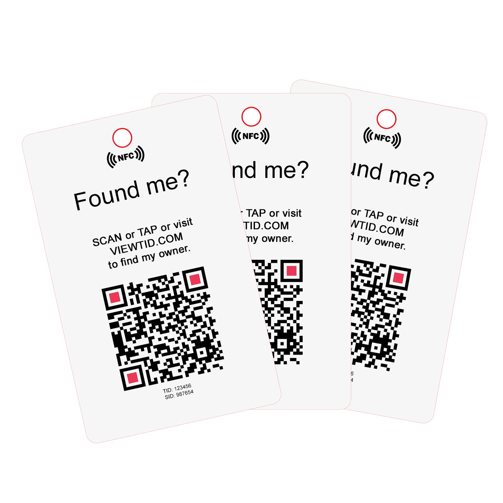 TRAKSIFY NFC ID TAG SET